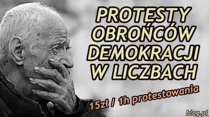 Protesty KOD'u w liczbach! Szukają statystów na OLX !?!