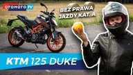 KTM Duke 125 - Motocykl na prawko B | Test OTOMOTO TV