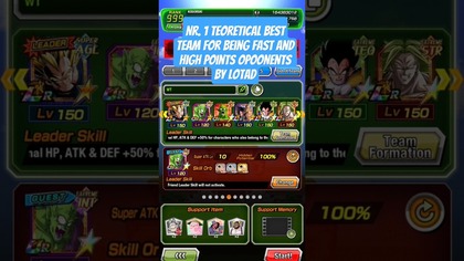 58 WT WORLD TOURNAMENT TEAMS DBZ DOKKAN BATTLE SHORT INFO
