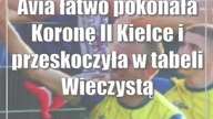 Avia łatwo pokonała Koronę II Kielce i przeskoczyła w tabeli Wieczystą Kraków
