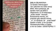 Objawienia 13:16 dotyczący znaku bestii. Nowsze tłum. m&oacute;wią "na", podczas gdy stars