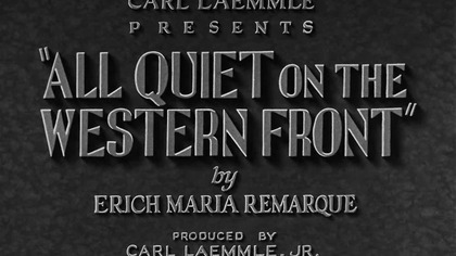 Na Zachodzie bez zmian (1930)