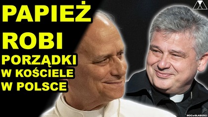 PAPIEZ ROBI PORZADKI W KOSCIELE W POLSCE