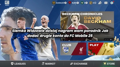 Poradnik Jak Dodać Drugie Konto Do FC Mobile 25 Myślę Że będzie Pomocny Pozdro   #fifamobile