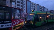 Zderzenie tramwajów w Poznaniu. 20 osób poszkodowanych