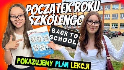 POCZĄTEK ROKU SZKOLNEGO.  Pokazujemy plan lekcji.  Back to school #fikimikiagatkiimoniki