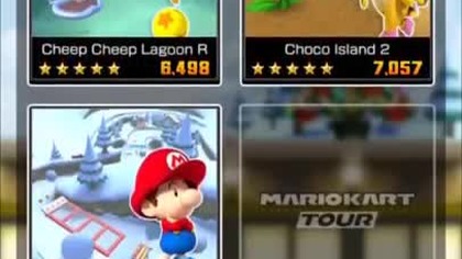 3 Mario Kart Tour Winter Tour Baby Mario Cup DK Pass T