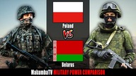 Polska vs Białoruś 2025 | Porównanie siły militarnej #militarypower