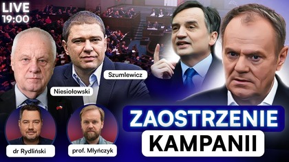 AWANTURA O ZIOBRĘ.  DYMISJA SZEFOWEJ CBA [NA ŻYWO] NIESIOŁOWSKI, SZUMLEWICZ, RYDLIŃSKI, MŁYŃCZYK