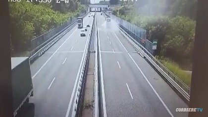 zaszczepiona kobieta kierowca padła we Włoszech