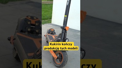Kukirin kończy produkcję popularnych modeli