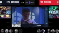 Evil Geniuses vs 100 Theves - LCS 2021 Summer Split W9D3