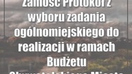 Zamość: Protokół z wyboru zadania ogólnomiejskiego do realizacji w ramach Budżet...