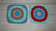 Kwadrat na szydełku.  Crochet square #407
