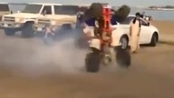 Arabskie popisy na quadzie 