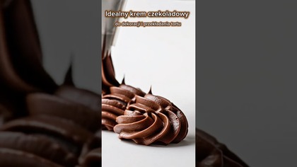 Najszybszy krem czekoladowy do tortu  gotowy w 5 minut!  #shorts #krem #tort #czekolada