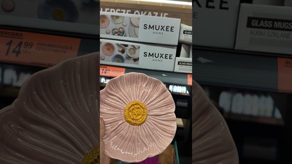 NOWOŚCI W BIEDRONCE.  KUBKI, FILIŻANKI, TALERZE, MISKI MOTYW KWIATKA #biedronkagazetka #biedronka