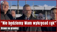 Braun na granicy z Białorusią.  Zwrócił się do funkcjonariuszy | Gazeta.pl