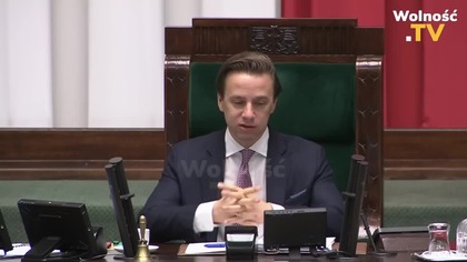 NOCNA ODEZWA BOSAKA DO ZEŁEŃSKIEGO Z FOTELA MARSZAŁKA! PADŁY MOCNE SŁOWA!