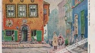 Pocztówka varsavianistyczna z reprodukcją obrazu Bronisława Kopczyńskiego