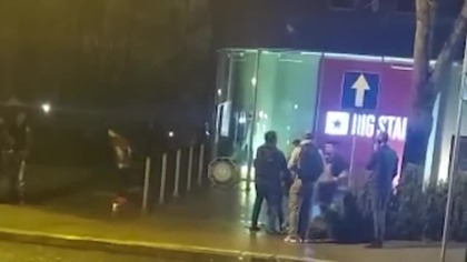 Nocna rozroba zolnierzy US Army w centrum miasta. - Policja. puscila ich wolno