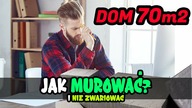 Projekt domu do 70m2 na zgłoszenie.  Stawiamy pierwsze bloczki.  Odcinek 6