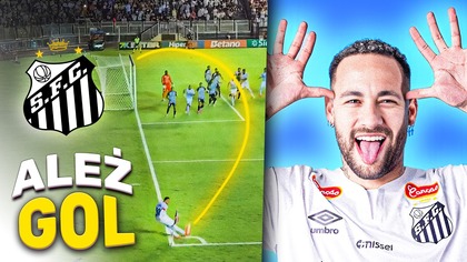 GOL z ROŻNEGO Neymar CZARUJE w SANTOSIE! Sędzia UKARANY...  poprosił Leo Messiego o ... ?