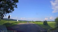 O mały włos od zderzenie z kołpakiem.