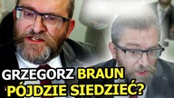 GRZEGORZ BRAUN PÓJDZIE SIEDZIEĆ? NIESPEŁNA ROZUMU LIDER KONFEDERACJI UŻYŁ GAŚNICY W SEJMIE!