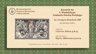 Kazanie na V Niedzielę po Zesłaniu Ducha Świętego  ks  Grzegorz Śniadoch IBP  Kościół Katolicki