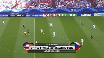 MŚ Niemcy 2006 - USA-Czechy 0:3 (12. 06. 2006)