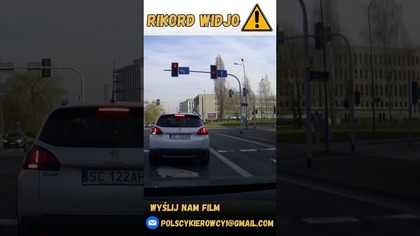 Wczesne czerwone #rikordwidjo #shorts #polscykierowcy #polska #youtubeshorts #dashcam