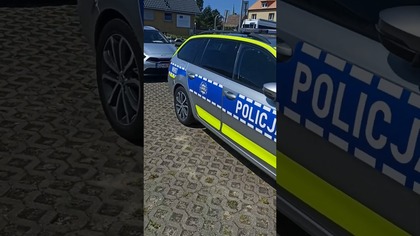 Mój radiowóz na planie Sprawiedliwi Trójmiasto 