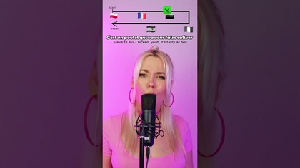 Singing in 5 languages | #SteveLavaChicken#Minecraft