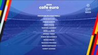 Polsat Sport 1 - Cafe Euro Cast - czoł&oacute;wka i tył&oacute;wka magazynu piłkarskiego (14. 06. 20