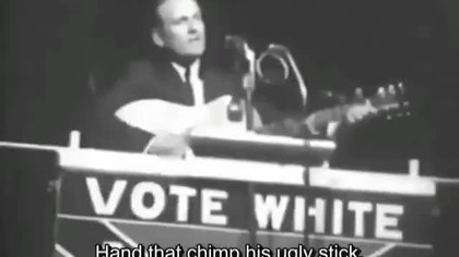 |USA| Odis Cochran Gra na Gitarze Podczas Wiecu Georga Lincolna Rockwella (1965)