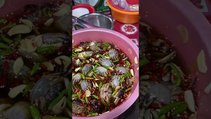 Sałatka z krabów w Kambodży