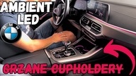 Podświetlenie cupholderów LED AMBIENT | Czy warto zamontować grzane i chłodzone cupholdery w BMW