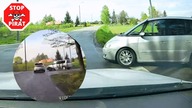 Bezmyślne zignorowanie znaku STOP - nagranie z trzech kamer! STOP PIRAT