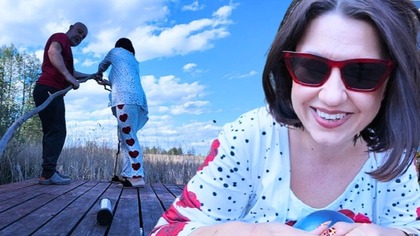 PRAWDZIWA AKCJA NAD JEZIOREM!