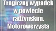 Tragiczny wypadek w powiecie radzyńskim.  Motorowerzysta zginął na miejscu
