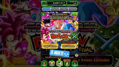 DABURA DOKKAN FESTIVAL SUMMON DRAGONBALL Z DOKKAN BATTLE