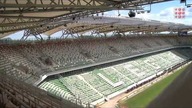 Trening na częściowo wyremontowanym stadionie Legii
