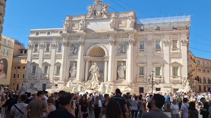 ROMA 2025 film 20 Fontana di Trevi budowana od 1735 do 1776