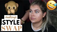 INNA YOUTUBERKA ZMIENIA MNIE W SZARĄ MYSZKE-MAKEUP