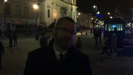 Grzegorz Braun na GORĄCO z kontry pod kościołem Świętego Krzyża