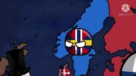 History of scandinavia 1900-2021 countryballs