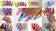 Pop art nails collab girls / Allepaznokcie Molly Lac