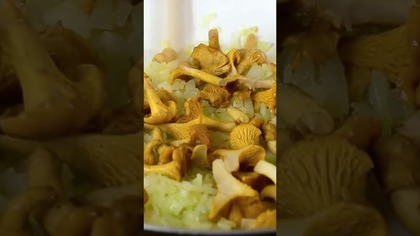 Makaron z kurkami #shorts #smakowitedania #food #gotowanie #pyszne #przepis #recipe #kuchnia