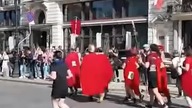 Gladiatorzy na warszawskim półmaratonie